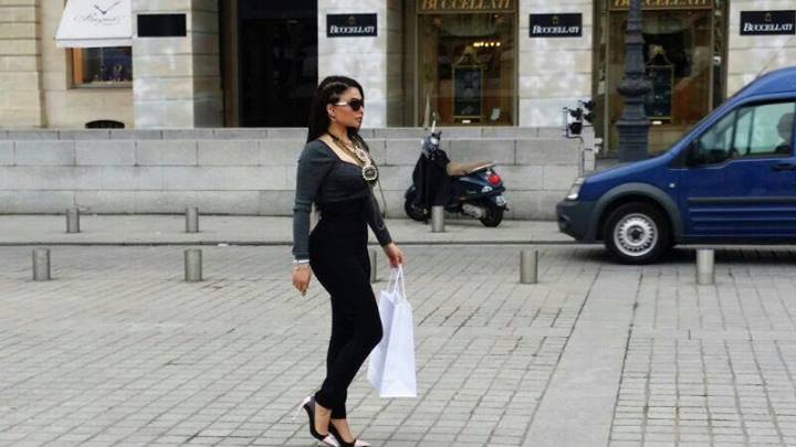 Haifa Wehbe in Paris 